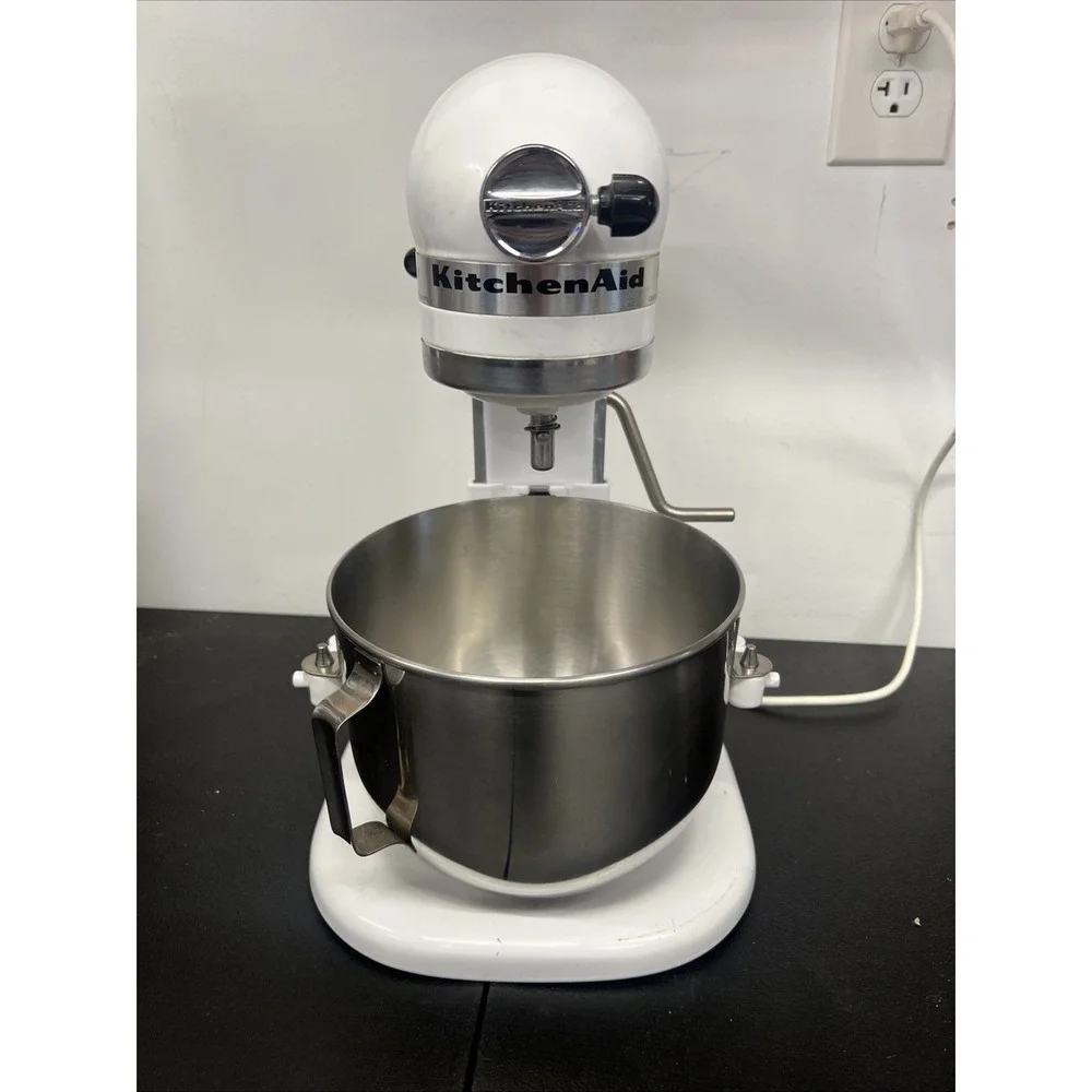 KitchenAid K5SS Heavy Duty 5 Qt Stand Mixer White Parts Repair Not Working